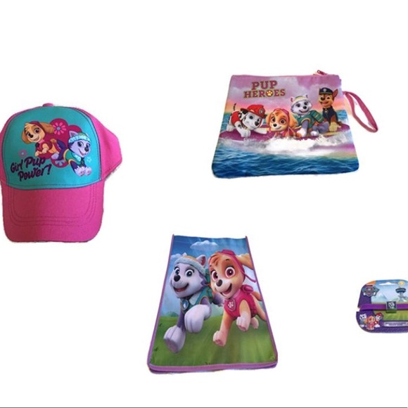 Paw Patrol Skye & Friends Baseball Cap Swim Set - Picture 1 of 1